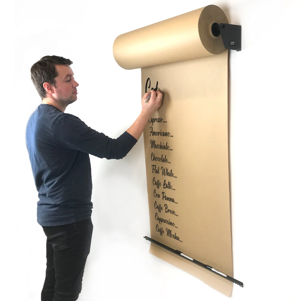 Wall-Mounted Kraft Paper Roll Dispenser