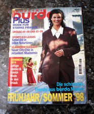 SPECIAL BURDA Plus Mode für starke Frauen 1998 mit Schnittbögen Top erhalten!