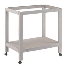 Supporti gabbie per uccelli Ferplast SUMET 65 WOOD sostegno legno con ruote