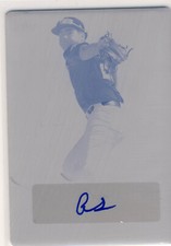 ARIES SAMEK 2020 Leaf Perfect Game PG National Showcase PLATE AUTO /1 CLEMSON