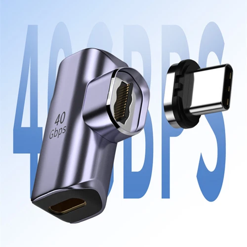 Adattatore Magnetico 100W Ricarica Super Veloce QC4.0 Connettore Cavo USB C a Tipo C - Foto 6 di 16