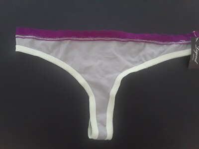 LEGEND INTIMO LACE WOMENS THONG UNDERWEAR SIZE 7 (LARGE) NWT FREE SHIPPING