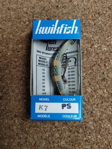 Pre Luhr-Jensen Kwikfish K10, FR Frog Color New in Box Old Stock - My
