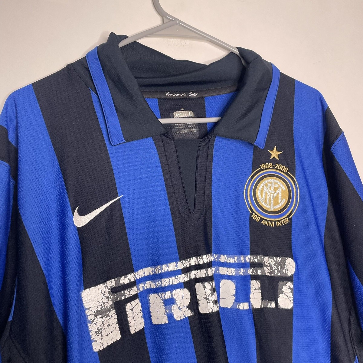 セリエA 08's NIKE × INTER インテル 希少 Lサイズ ナイキ NIKE セリエA インテル INTER 2008/09 ホーム