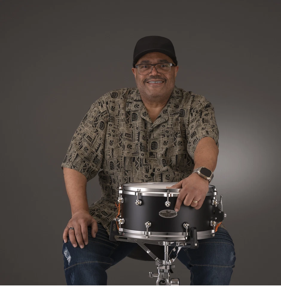 Pearl Dennis Chambers 14x6.5" Signature Wood Snare Drum WorldShip | Auth Dealer - Image 3 of 4