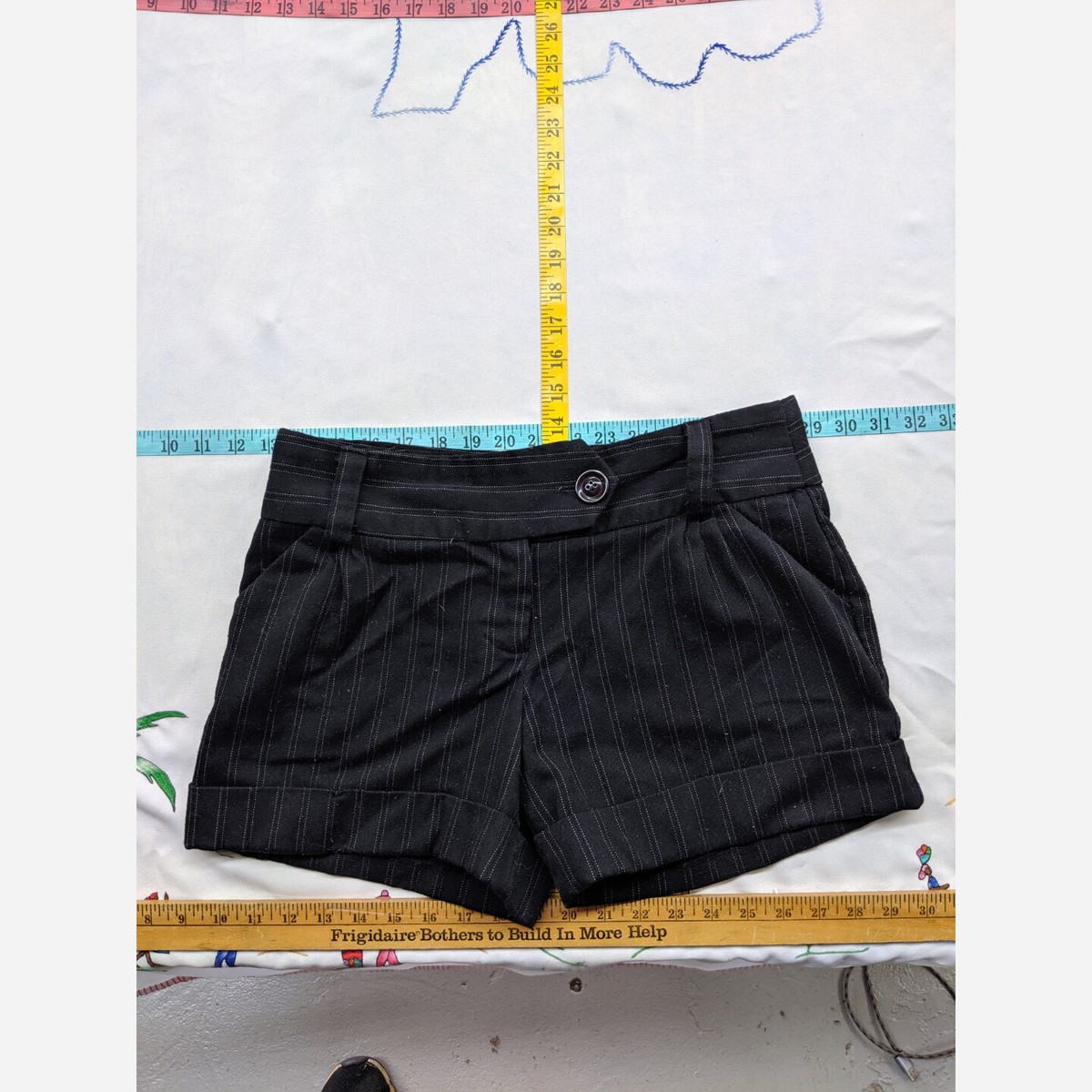 Women's Size Mimi Chica Tapered Mini Shorts UK