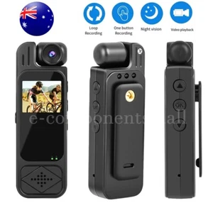 HD1080P Portable Body Mini Camera with Screen Sport Audio Recording Night Vision