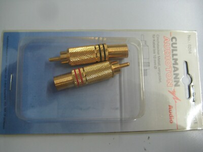 Cinchstecker Cullmann, No.: 6204 für Kabel bis 10mm; 10 Stück