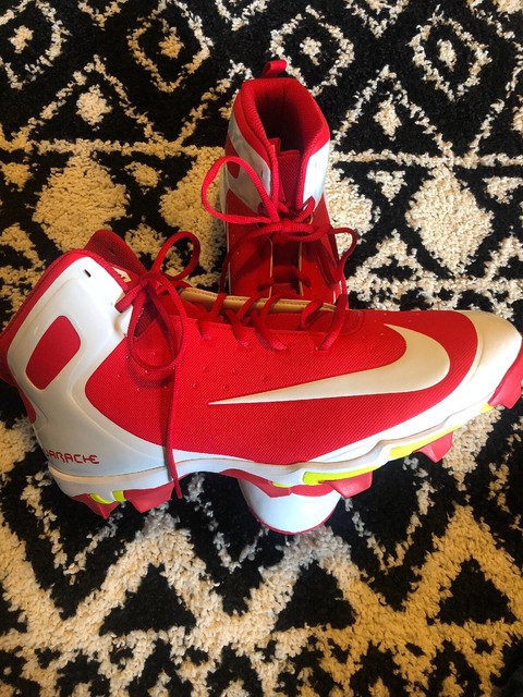 Nike Alpha Huarache Fastflex Red Baseball Cleats [923429-611] Size 16 Mens F2 | eBay