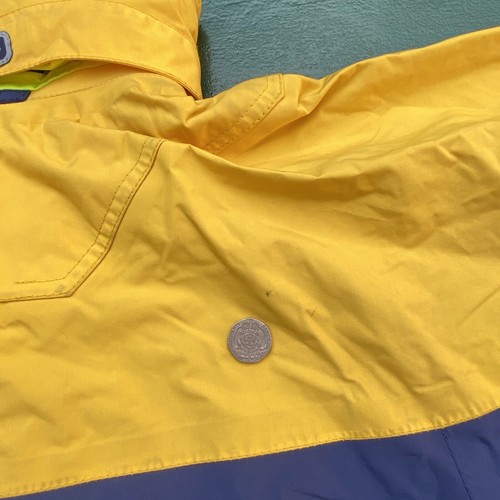 Henri Lloyd TP2 Sailing Smock Jacket Uomo Piccolo Giallo con Cappuccio Offshore Pullover - Foto 20 di 22