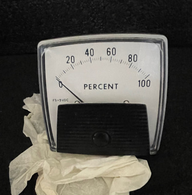 1pc  Yokogawa Corp. 250220LSXX Panel  Meter 0-5V D.C.  **NOS