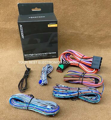 NEW Firstech FT-HRN-DC3 High &  Current & ACC Harness for FT-DC3-LC Module