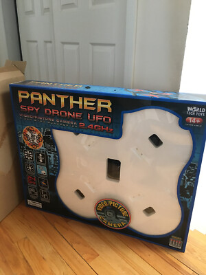 World Tech Toys Panther Spy Drone UFO Video Camera 2.4ghz RC