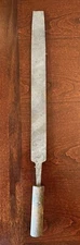 Vintage 17 1/4" Metal Handled Hand File Smooth
