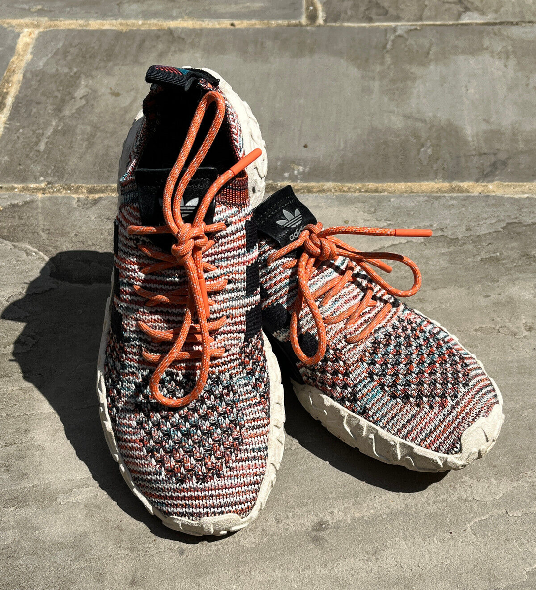 Adidas Originals Primeknit ATRIC Mens UK Size Orange/Teal