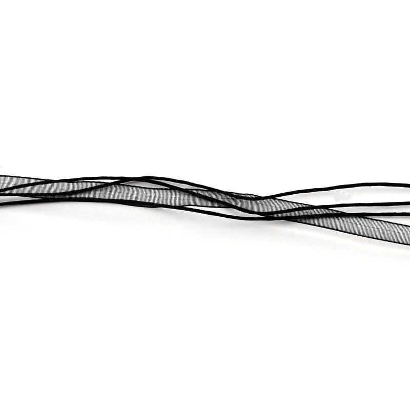 100 bases de collar de cordón encerado de múltiples hebras cinta de organza broche de langosta 17,7" Foto 3 de 4