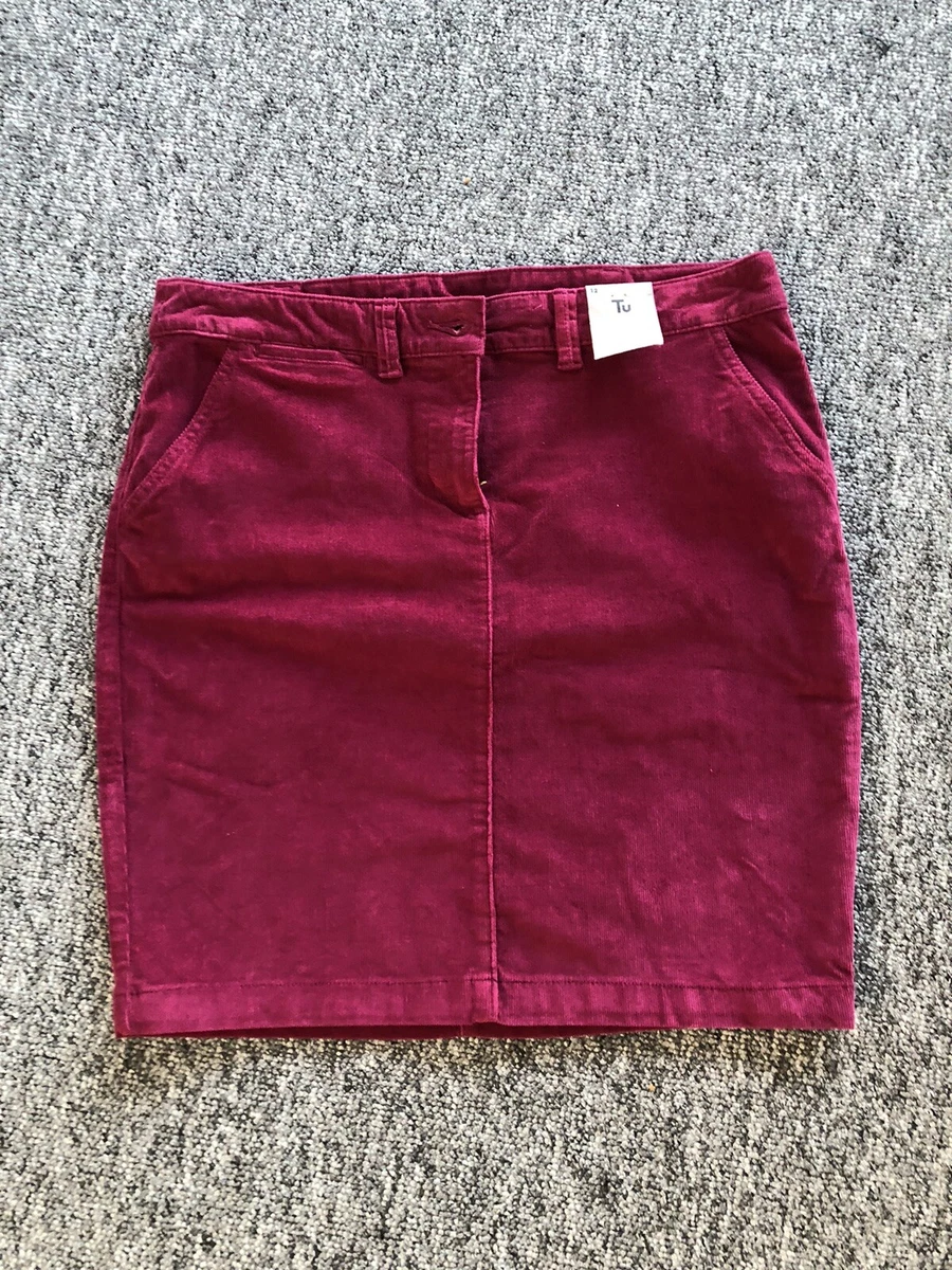 Cord skirt uk top