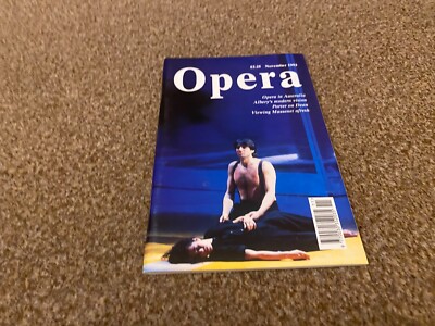 OPERA MAGAZINE 1993 NOV DAVID HUDSON AS ORPHEE. TIM ALBERY. WINTON DEAN