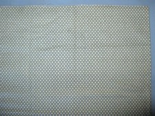 Mumms the Word Debbie Mumm Checked Fabric Blue Cream South Seas SSI 42"x44" NEW