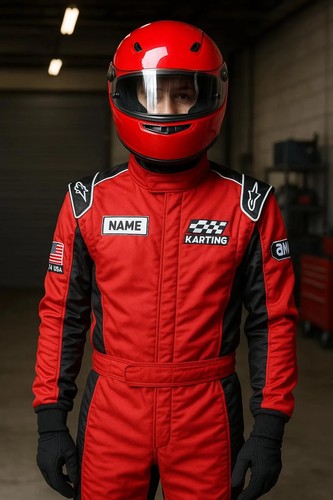 COMBINAISON DE KART RACING OMP KS-ART ROSE