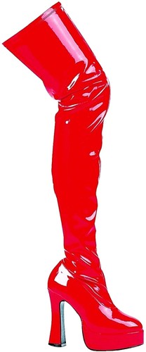 Patent Red Wrestling Adult Costume Boots | eBay display picture 1