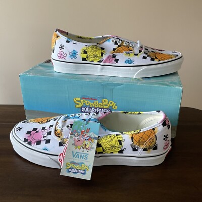 Vans X SpongeBob Men's Airbrush Shoes - Size US 13