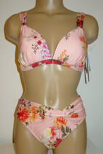 Antonio Melani Size Large Peach Swimsuit Bikini 2 pc Set Bra Top Overjoy-NEW
