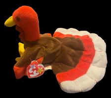 Vintage 1996 Tag Errors TY Beanie Babies GOBBLES the Turkey Mint