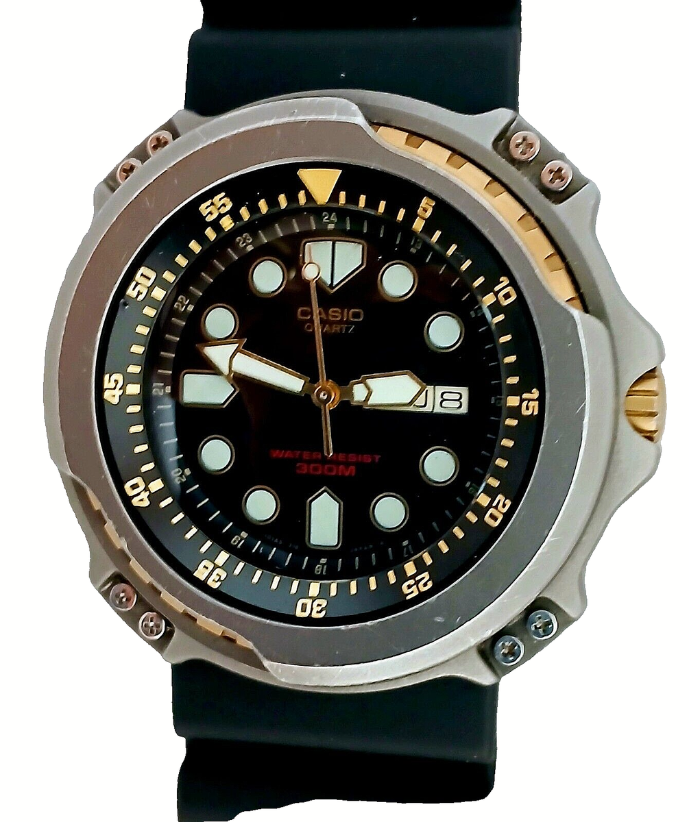VINTAGE CASIO MQD-3000W SCUBA SUBMARINER DIVER 300M COLLECTIBLE 