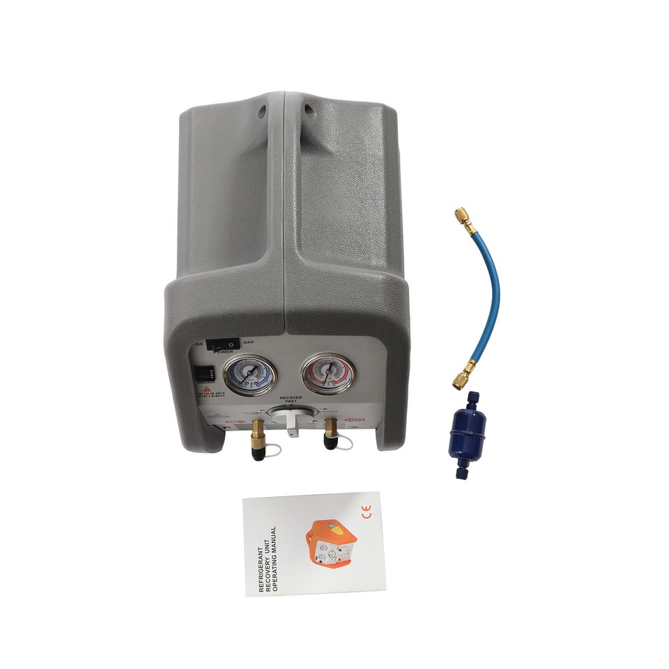 A/C Refrigerant Recovery Machine for hvac freon reclaim 3/4HP 110V/60Hz