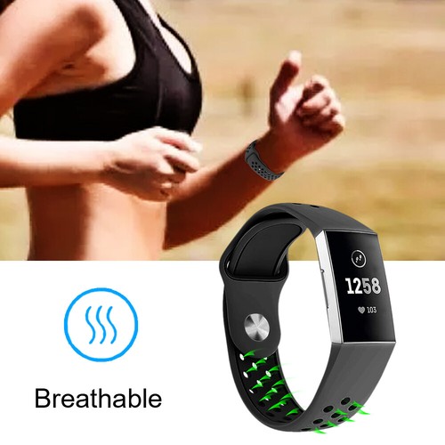 Replacement Silicone Watch Band Strap Wristband For Fitbit Charge 4/Charge 3 SE - Picture 40 of 103