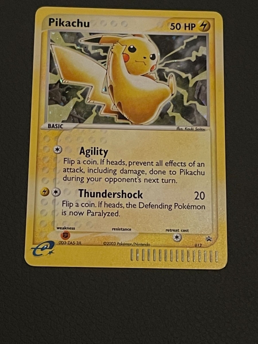 POKEMON TCG PIKACHU 012 EX NINTENDO BLACK STAR PROMO!! | eBay