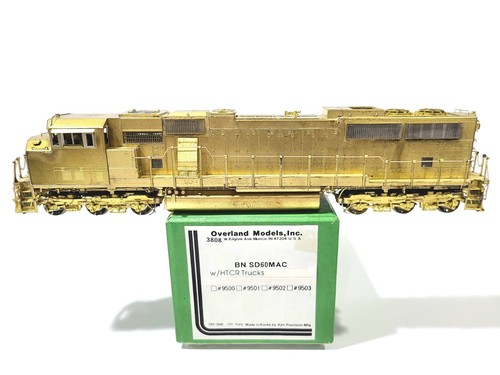 Overland OMI BN EMD SD60MAC Burlington Northern HO Latón Modelo #5846 Sin Pintar | Zustand: Used