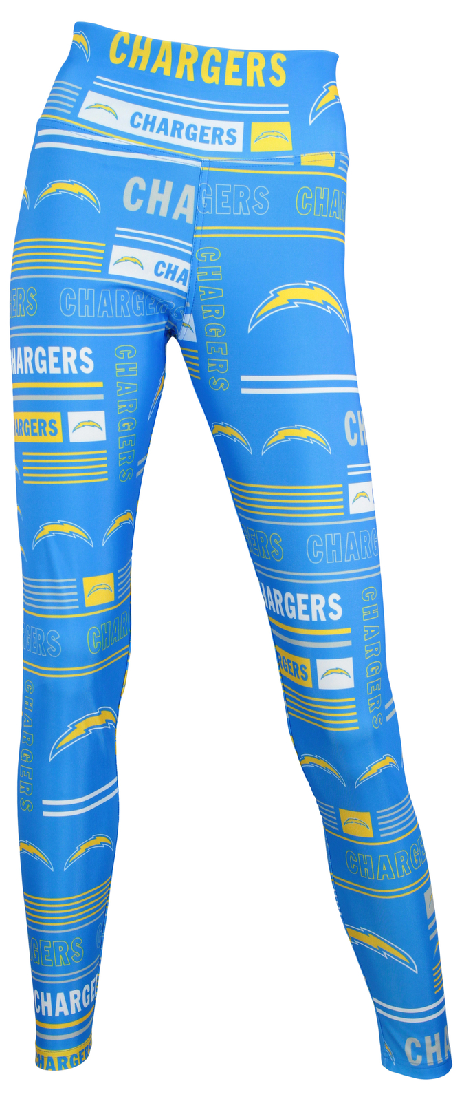 Леггинсы Zubaz NFL Womens Los Angeles Chargers для командной колонны