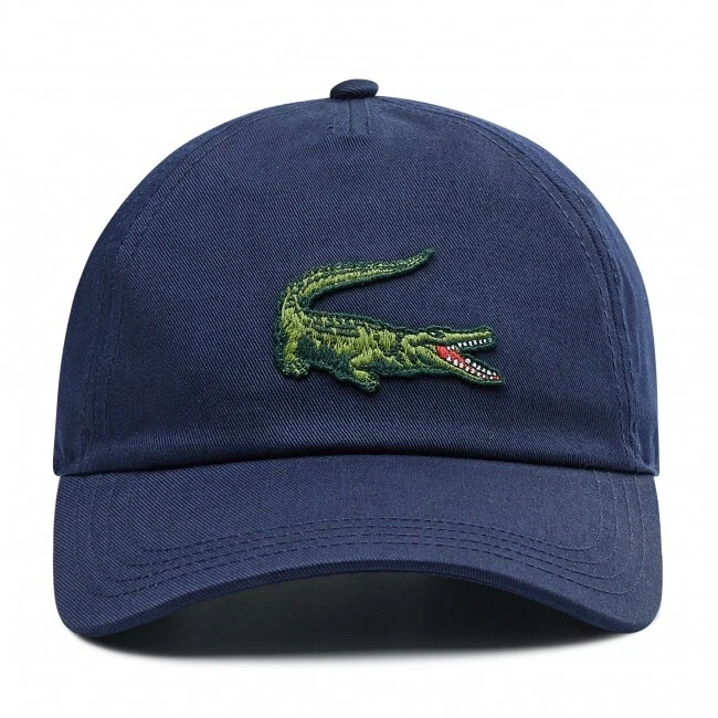 | Cap LACOSTE eBay Crocodile Blu RK2071-166 Vintage Marine