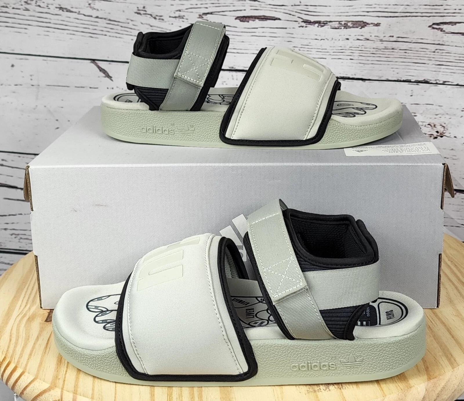 Adidas x Pharrell Adilette 2.0 Human Race HU sandali slide uomo taglia 8 donna 9