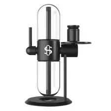 Stundenglass Gravity Infuser 360° Rotating Glass Hookah-Black ** FREE SHIPPING**