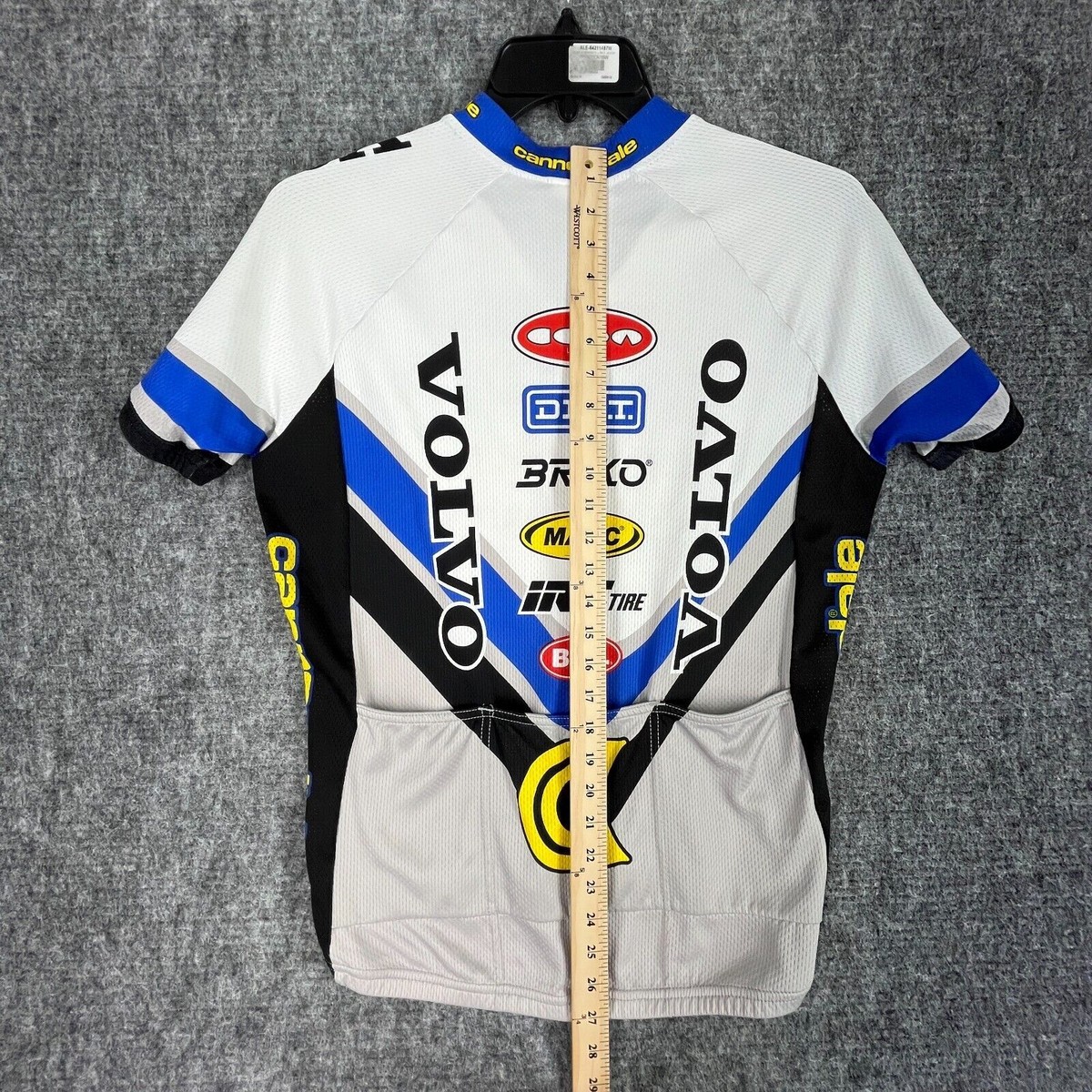 Cannondale Jersey Mens L USA Vintage 1990s Volvo Full Zip Cannondale Jersey Mens L USA Vintage 1990s Volvo Full Zip