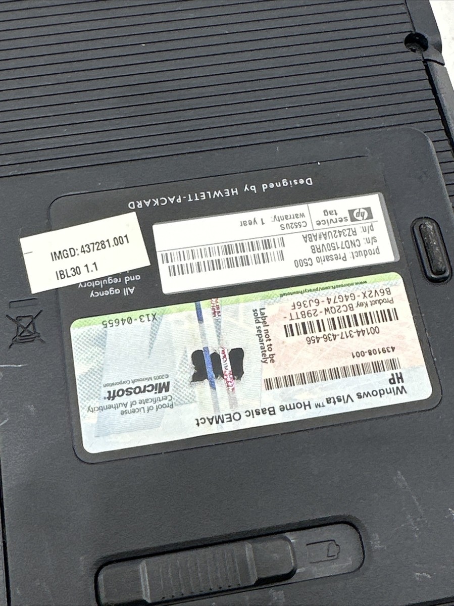 Hewlett-Packard ￼HP Compaq Presario C500 Comes With Ac Adaptor | eBay