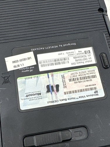 Hewlett-Packard HP Compaq Presario C500 Comes With Ac Adaptor - Picture 23 of 23