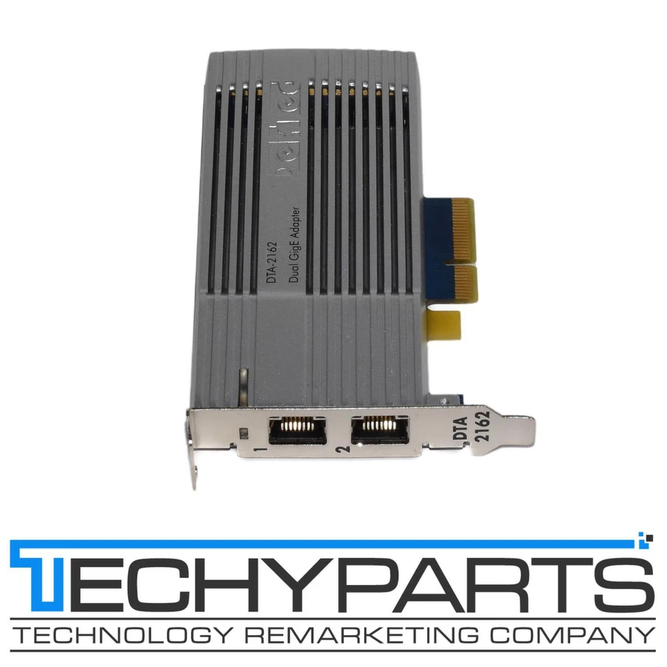 Dektec DTA-2162 TSoIP Advanced Netzwerkkarte mit zwei GigE Ports PCIe x4 SFF