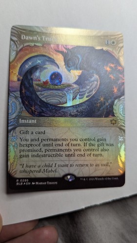 1x Dawn's Truce Foil Showcase Near Mint - English Bloomburrow MTG Magic x1