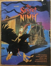 Vintage 1982 Golden Press The Secret of Nimh Trade Book