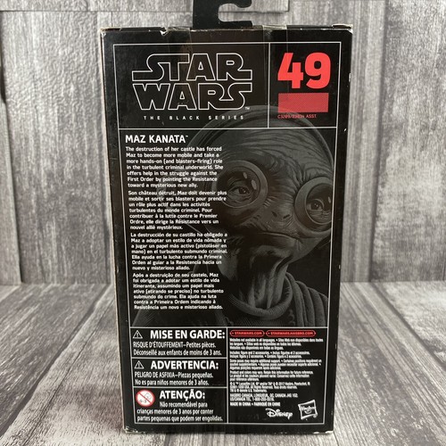 Star Wars Black Series Maz Kanata #49 Action Figure Hasbro 2017 NEW - Picture 9 of 12