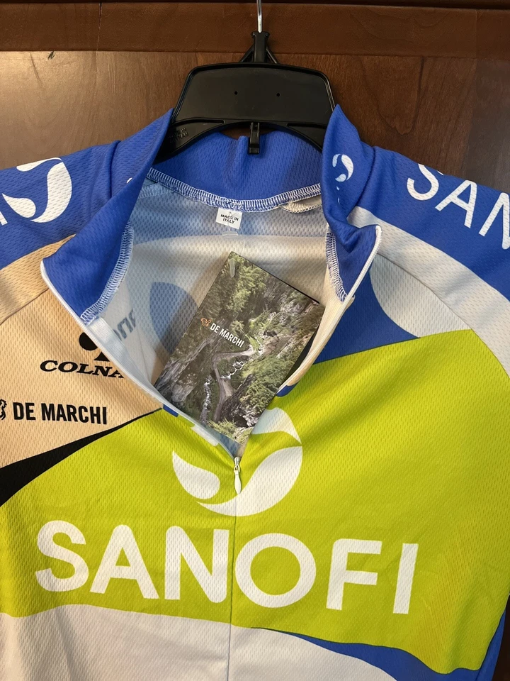 Nueva camiseta de ciclismo 2012 para hombre De Marchi Team tipo 1 réplica SS, verde, talla M Foto 4 de 4