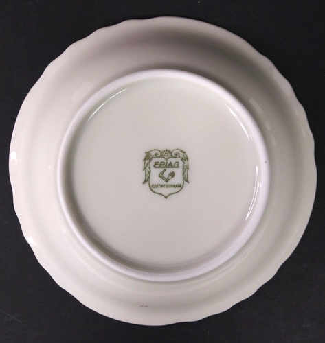 Epiag Fruit Dessert Sauce Bowl 5 inch Czechoslovakia 8702 - Picture 4 of 7