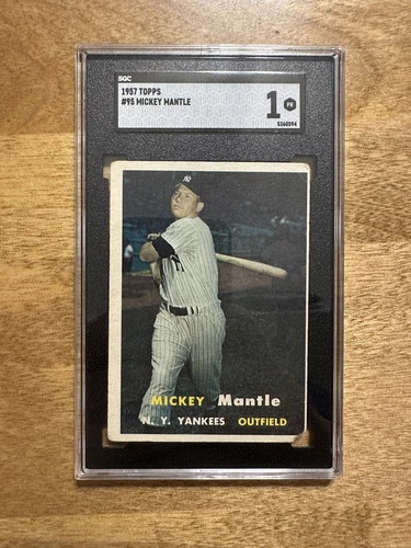1957 Topps - Mickey Mantle #95 SGC 1