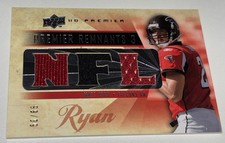2008 UD Premier Matt Ryan #PR3-MR Remnants 3 NFL Die-Cut Jersey 50/65 Boston