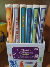 My Classics Collection Vol 2 Peter Pan Robin Hood Treasure Island & More 6 Books