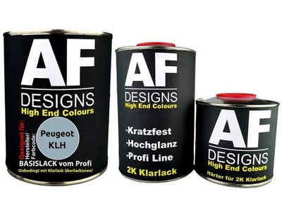 FÜR Peugeot KLH Blu Leman Metallic 2,5L Autolack Set Klarlack Härter